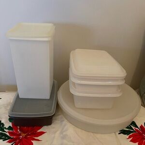 Vintage Tupperware collection
Including Storage/Snack container & sewing box